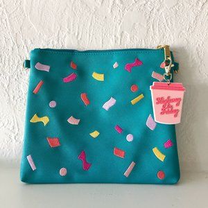 Teal Green & Confetti Clutch, STUDIO DIY